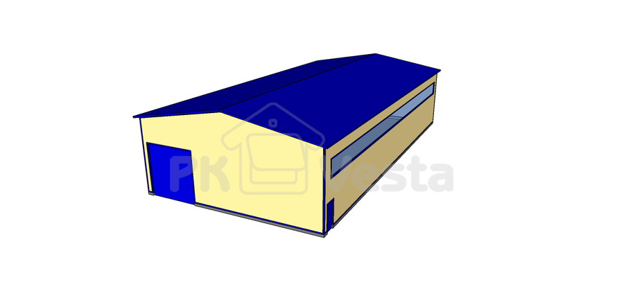 90. Pre-fabricated gas supply station 15 х 30 х 4 at the military base in Sergiev Posad, Russia