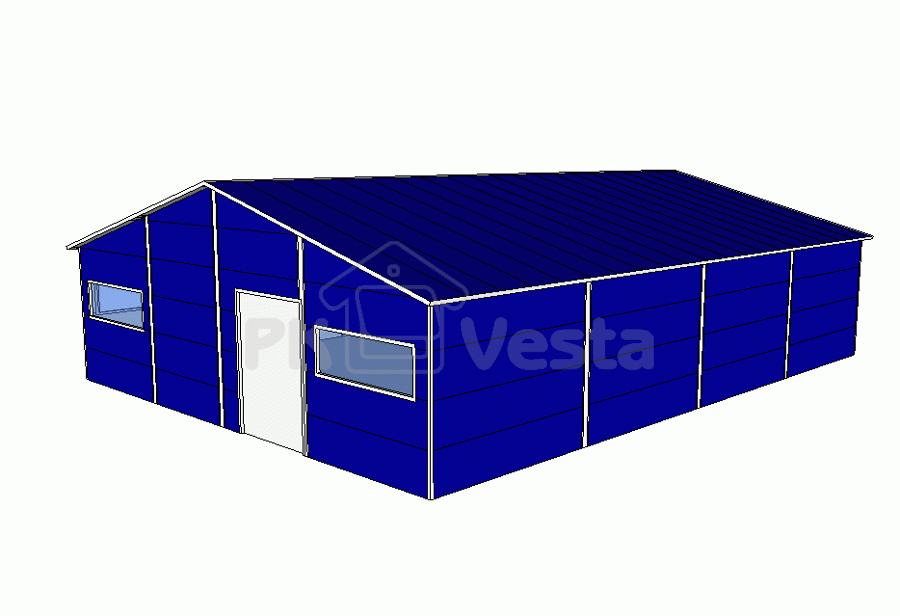 Order of the prefabricated steel warehouse in Tver, Russia