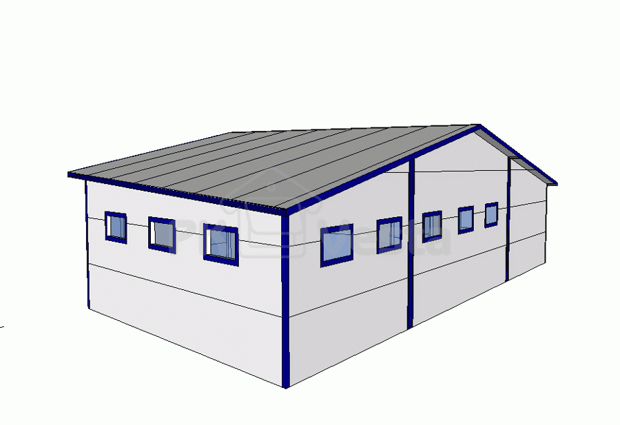 Order of the pre-fabricated steel service center in Minsk, Belarus