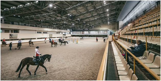 Преимущества конного манежа из ЛСТК