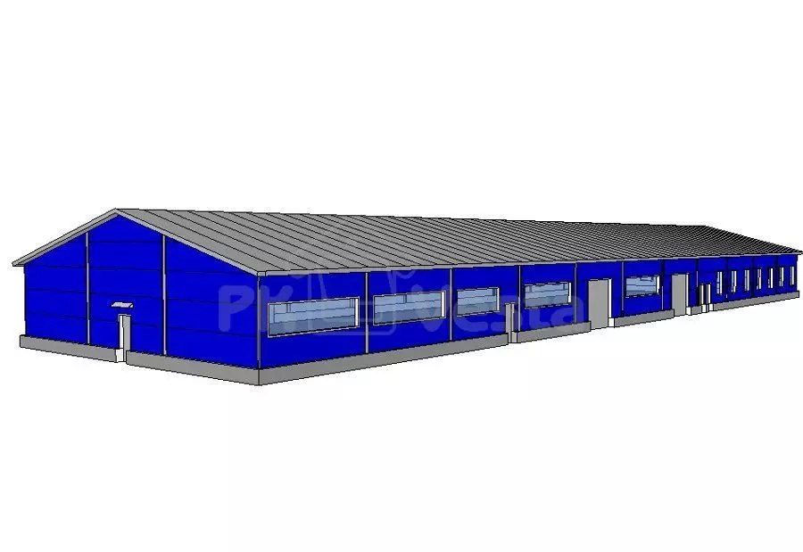 Installation of a prefabricated building of a printing house from sandwich panels in Yegoryevsk