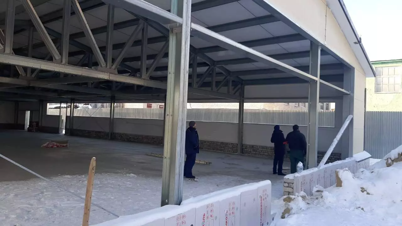 141. Pre-fabricated supermarket 18х36х3 in Ryazan, Russia