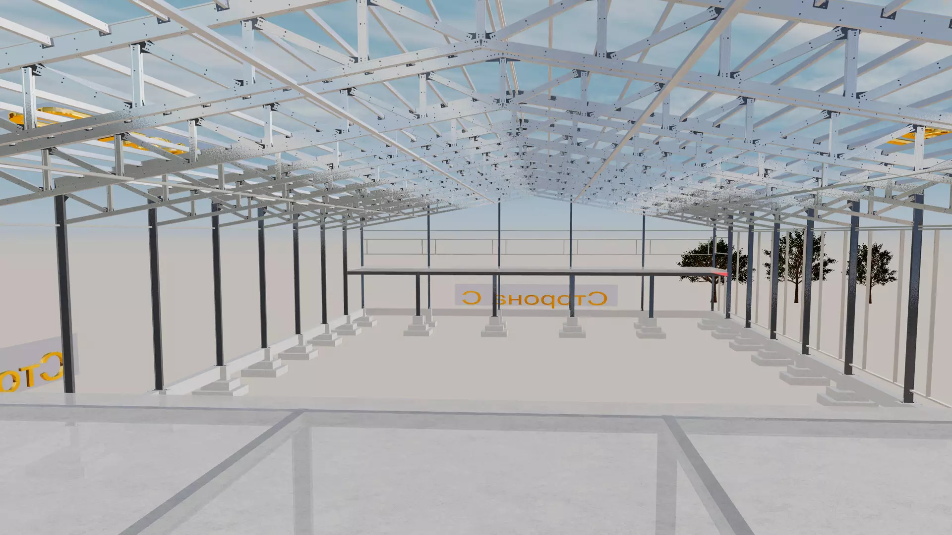 PK VESTA announces an order for a pre-engineered ice arena 30W x 80L x 6H made out of LSF in Tashkent, Uzbekistan