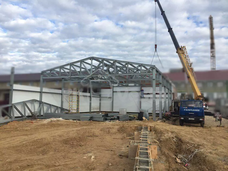 PK VESTA announces the erection of the pre-engineered warehouse for storage of military equipment in Kaluga, Russia