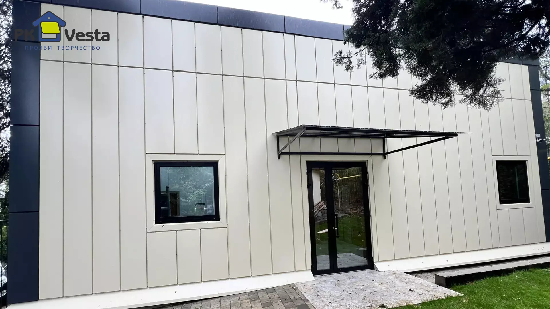 PK VESTA announces the completion of a pre-engineered music school 10W x 12L x 3.3H in the village of Gurzuf, Crimea, Russia