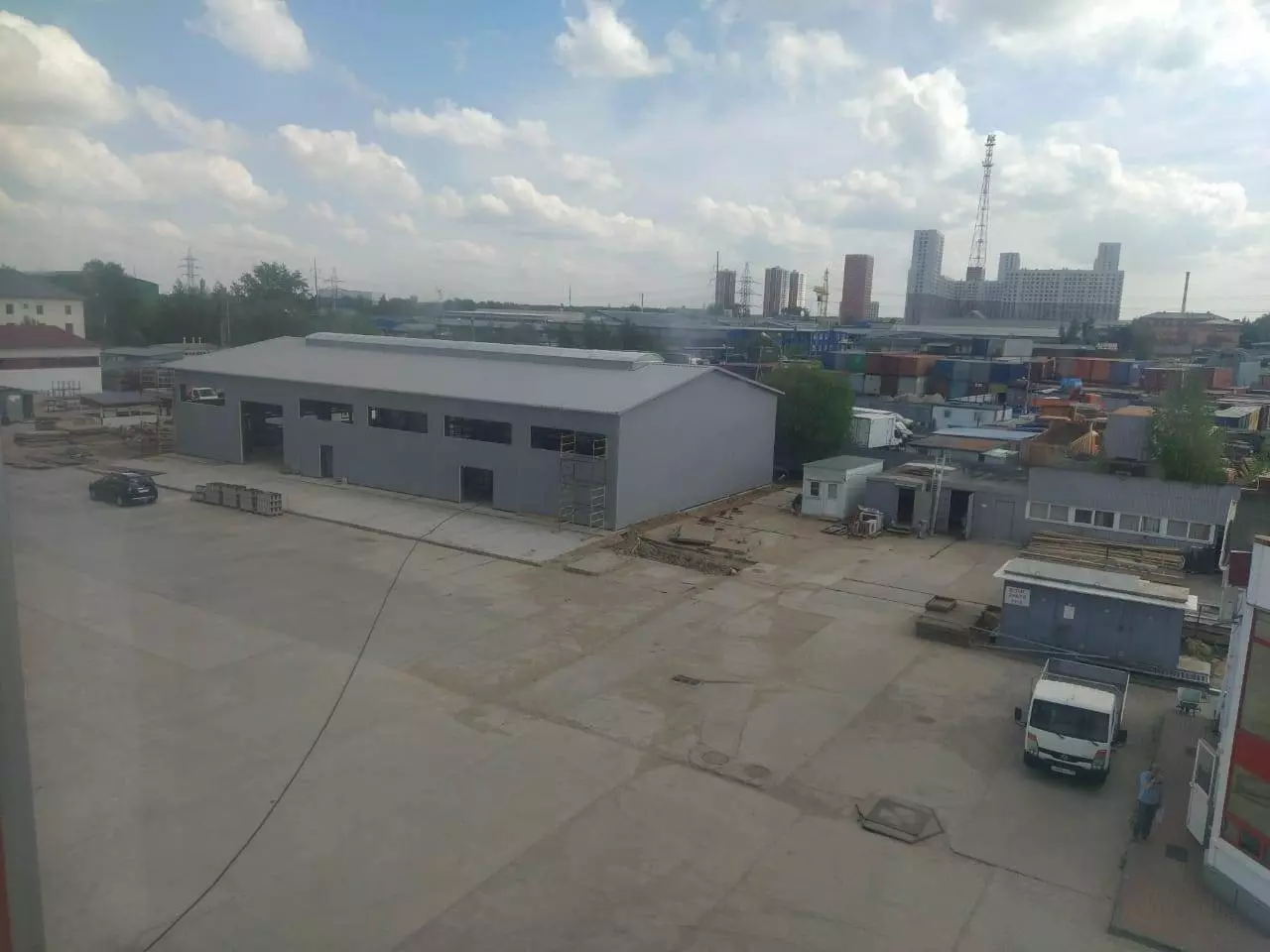 PK Vesta plant announces the completion of the assembly of a pre-fabricated steel warehouse 18x36x6 in Odintsovo, Russia