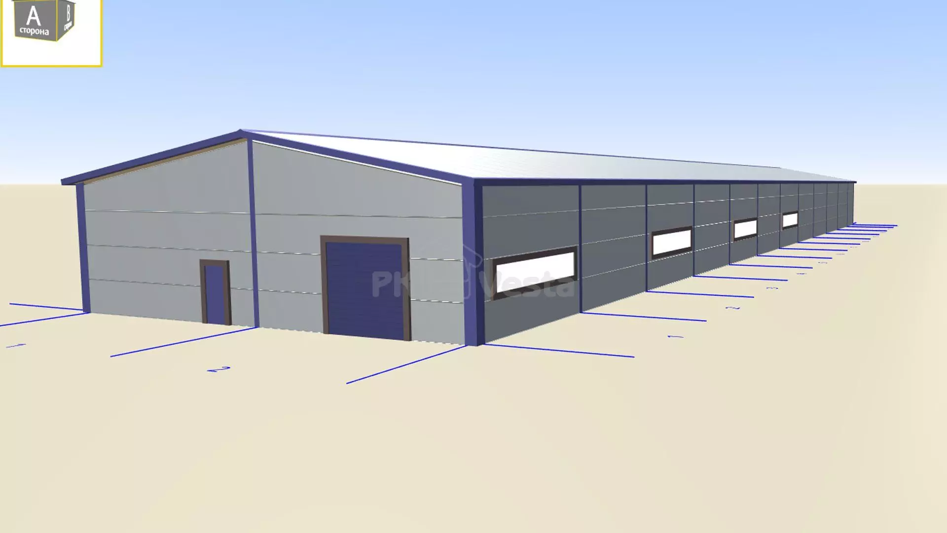 PK Vesta announces the order of a prefabricated attic 15.8 x 70 x 3.3 from the LSGF for the pharmaceutical factory in Tula, Russia
