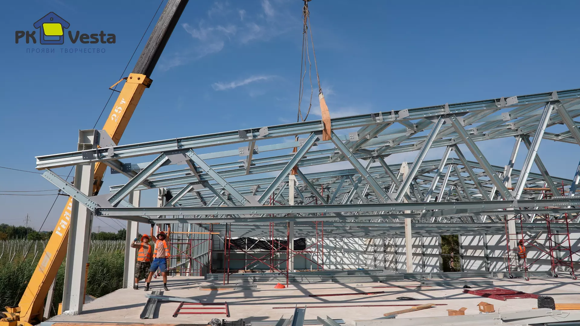 PK VESTA announces an order for a pre-engineered ice arena 30W x 80L x 6H made out of LSF in Tashkent, Uzbekistan