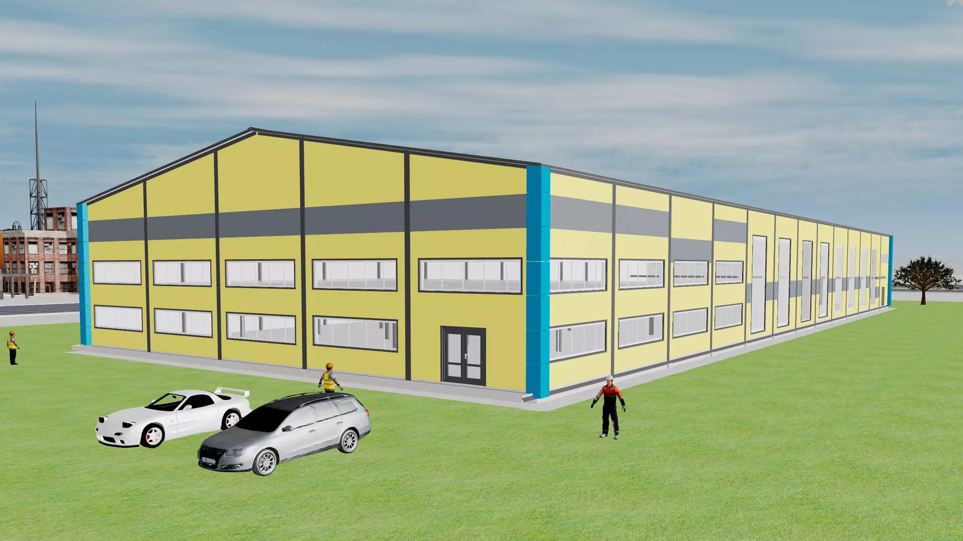 PK VESTA announces an order for a pre-engineered ice arena 30W x 80L x 6H made out of LSF in Tashkent, Uzbekistan