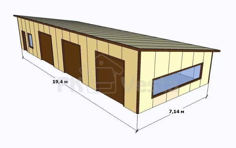 Installation of prefabricated car wash Z-Top completed