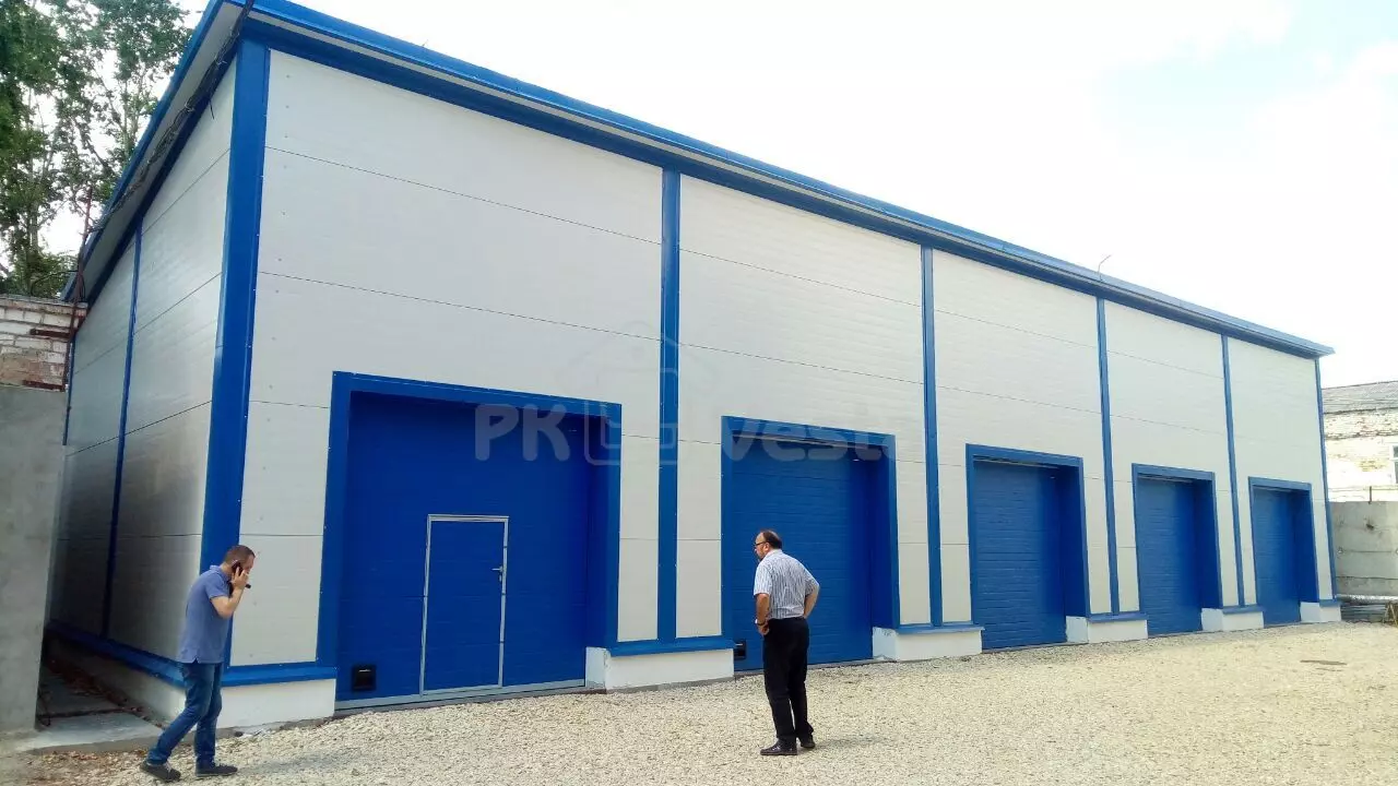 PK VESTA announces the commissioning of a prefabricated car service 12 x 30 x 6 in the Tula region, Russia