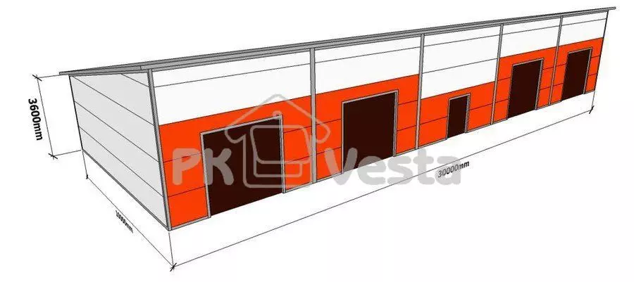 PK Vesta has started erecting two pre-engineered steel self-storages in Ryazan, Russia