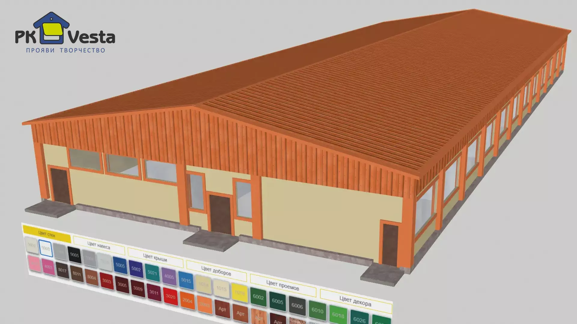 PK VESTA announces an order for a pre-engineered school, gym and cafeteria 21W x 56L x 3.5H (1 174 sq.m.), made out of Light Steel Framing in Gurzuf, Crimea, Russia