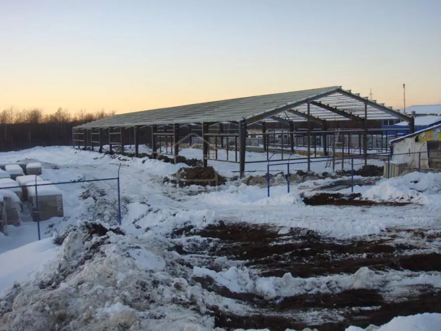 PK Vesta announces the pouring concrete floors in a pre-engineered printing plant in Egoryevsk, Russia