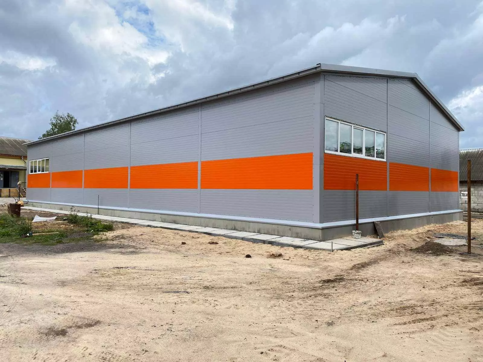 142. Pre-fabricated furniture shop 15x30x4.2 from LSGF in Mogilev, Belarus