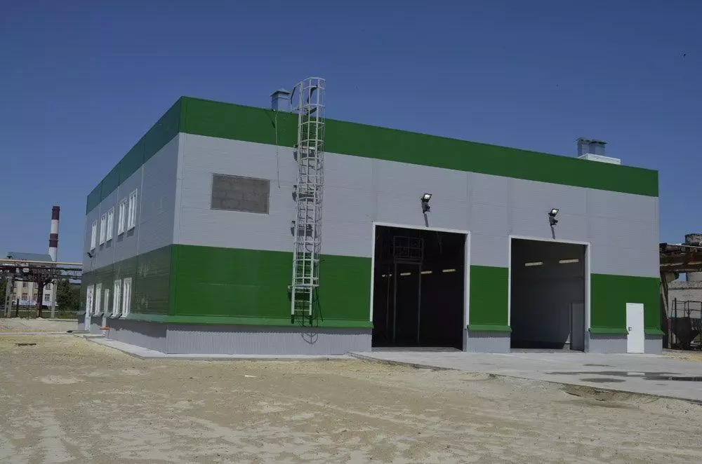 91. Prefabricated cleaning station for tank containers 20 x 24 x 7.2 in Tolyatti, Russia