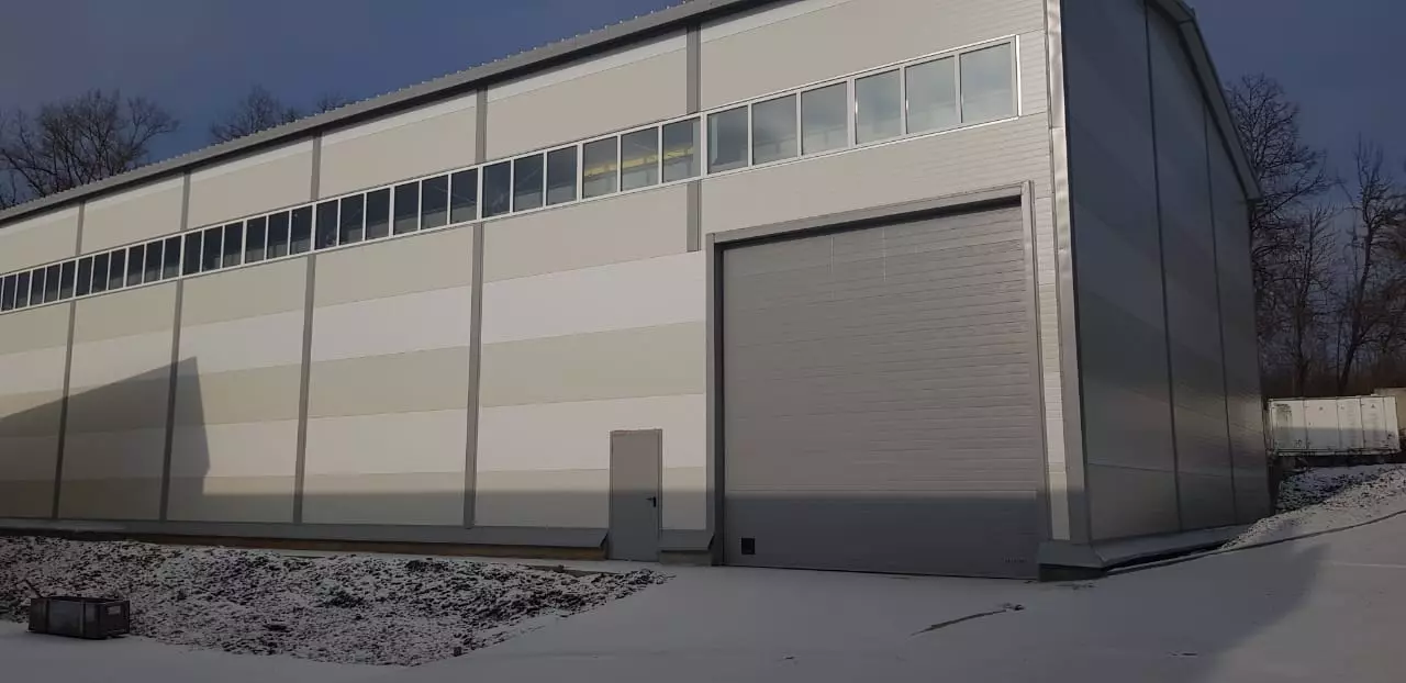 181. Prefabricated workshop/warehouse 18W x 36D x 8H with 5t crane in Aleksin, Russia