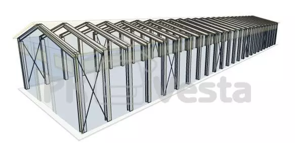 PK Vesta announces the erection process of a pre-engineered steel factory in Saransk, Russia