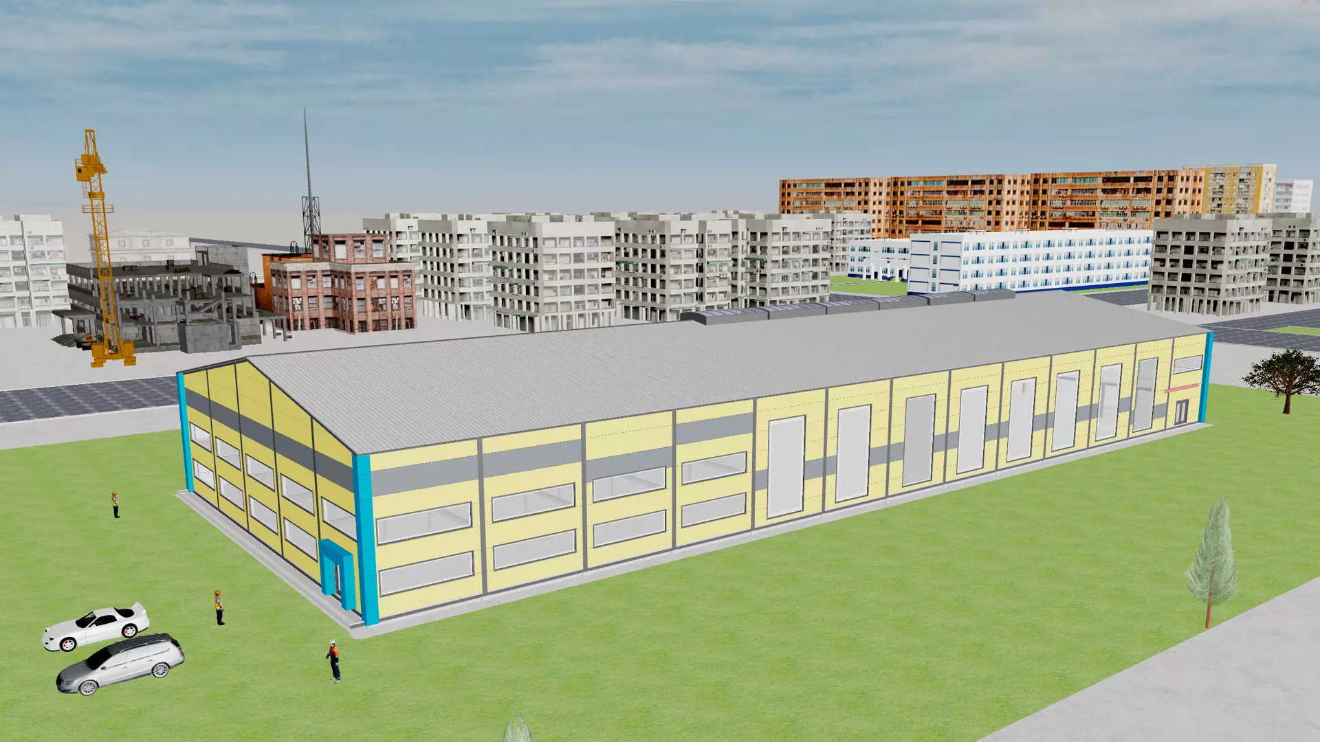 PK VESTA announces an order for a pre-engineered ice arena 30W x 80L x 6H made out of LSF in Tashkent, Uzbekistan