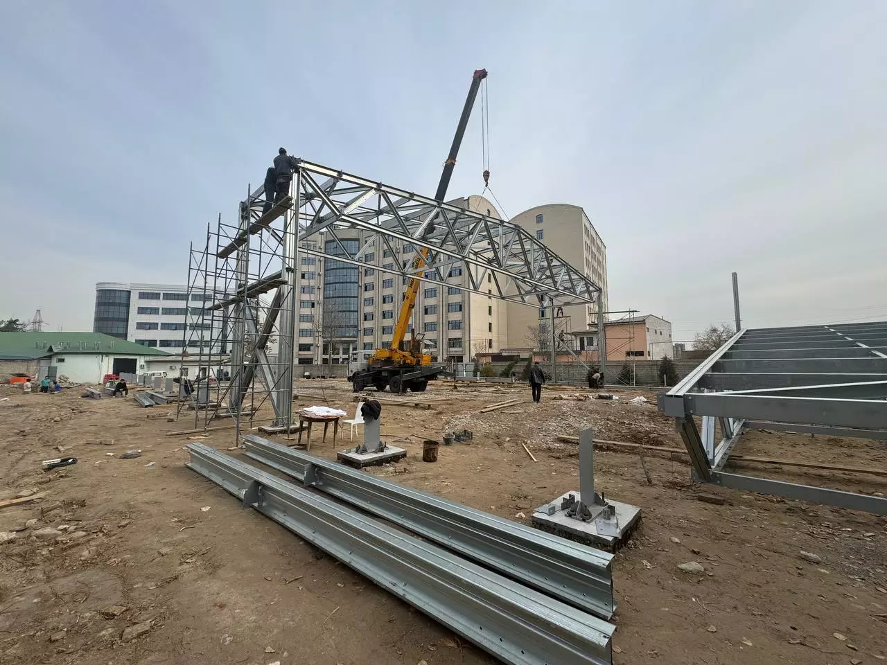 PK VESTA announces an order for a pre-engineered sports hall 24W x 62L x 6H in Tashkent, Uzbekistan