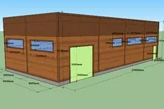 109. Pre-engineered auto repair centre 8.9 х 19 х 3.6  in Novomoskovk, Russia