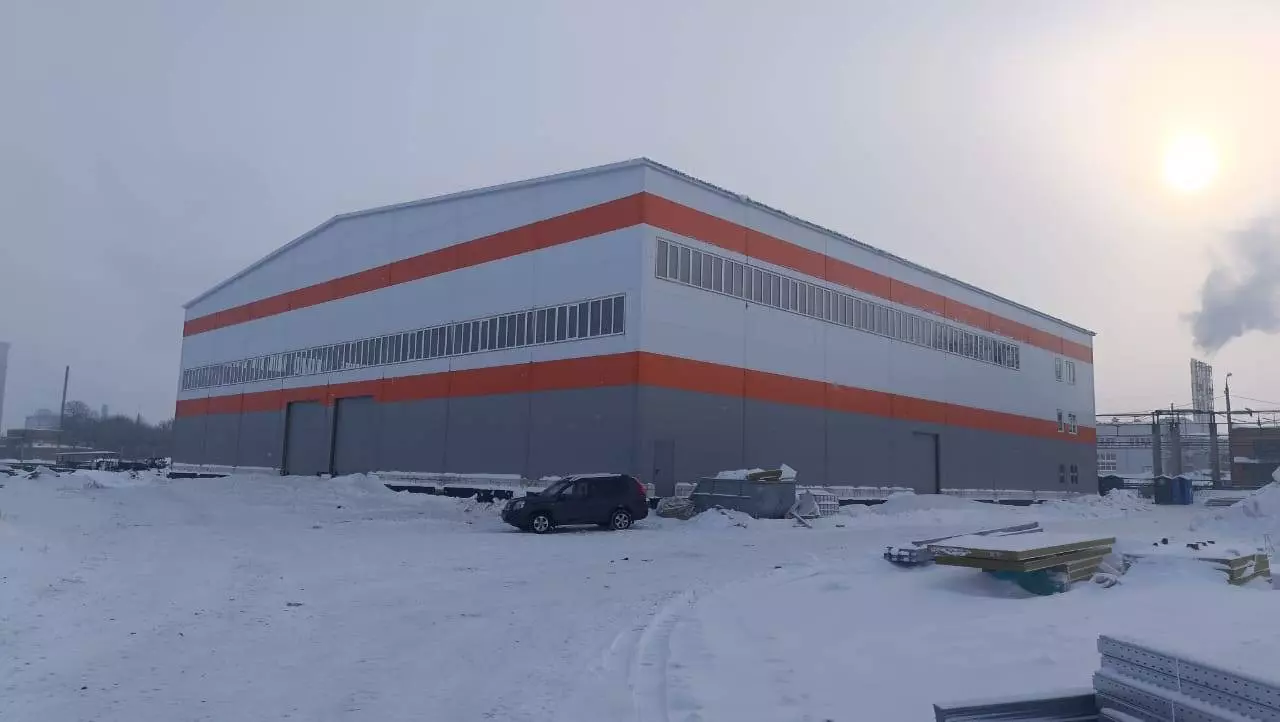 165. Prefabricated workshop 48x48x10 for the manufacture of suitcases in Uzlovy, Russia