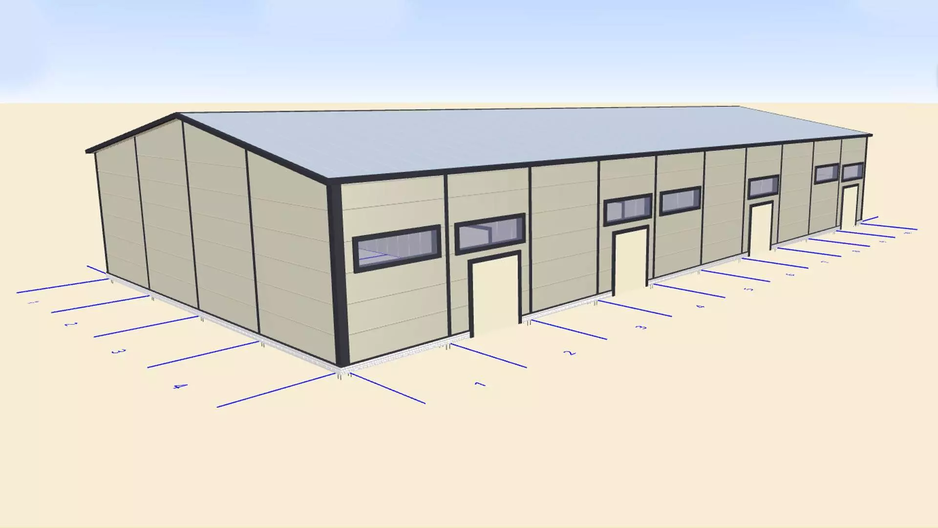 PK Vesta announces an order for a 24x50x6 prefabricated steel warehouse for rent in Tula, Russia