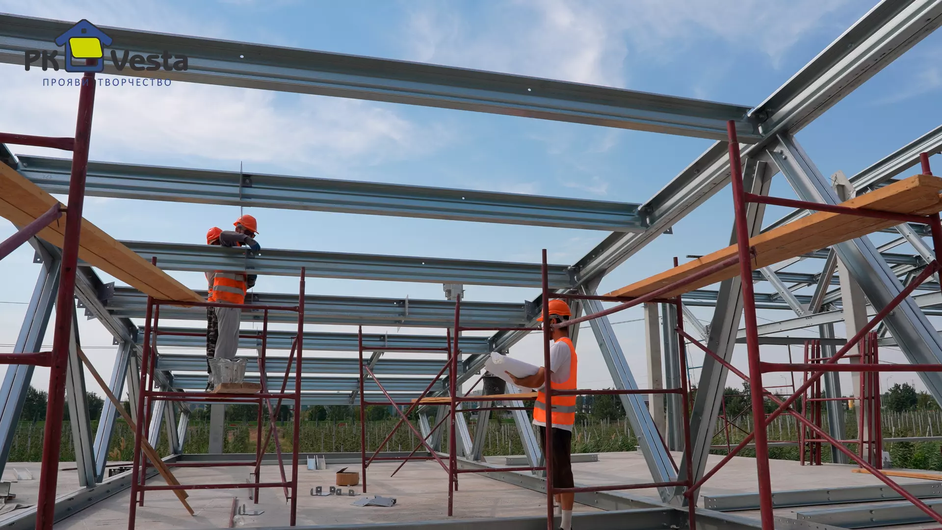 PK VESTA announces an order for a pre-engineered ice arena 30W x 80L x 6H made out of LSF in Tashkent, Uzbekistan