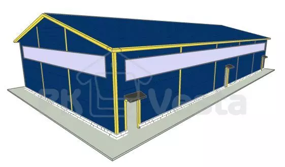 PK Vesta announces the order of prefabricated steel building for straightening steel pipes in the Tula region, Russia