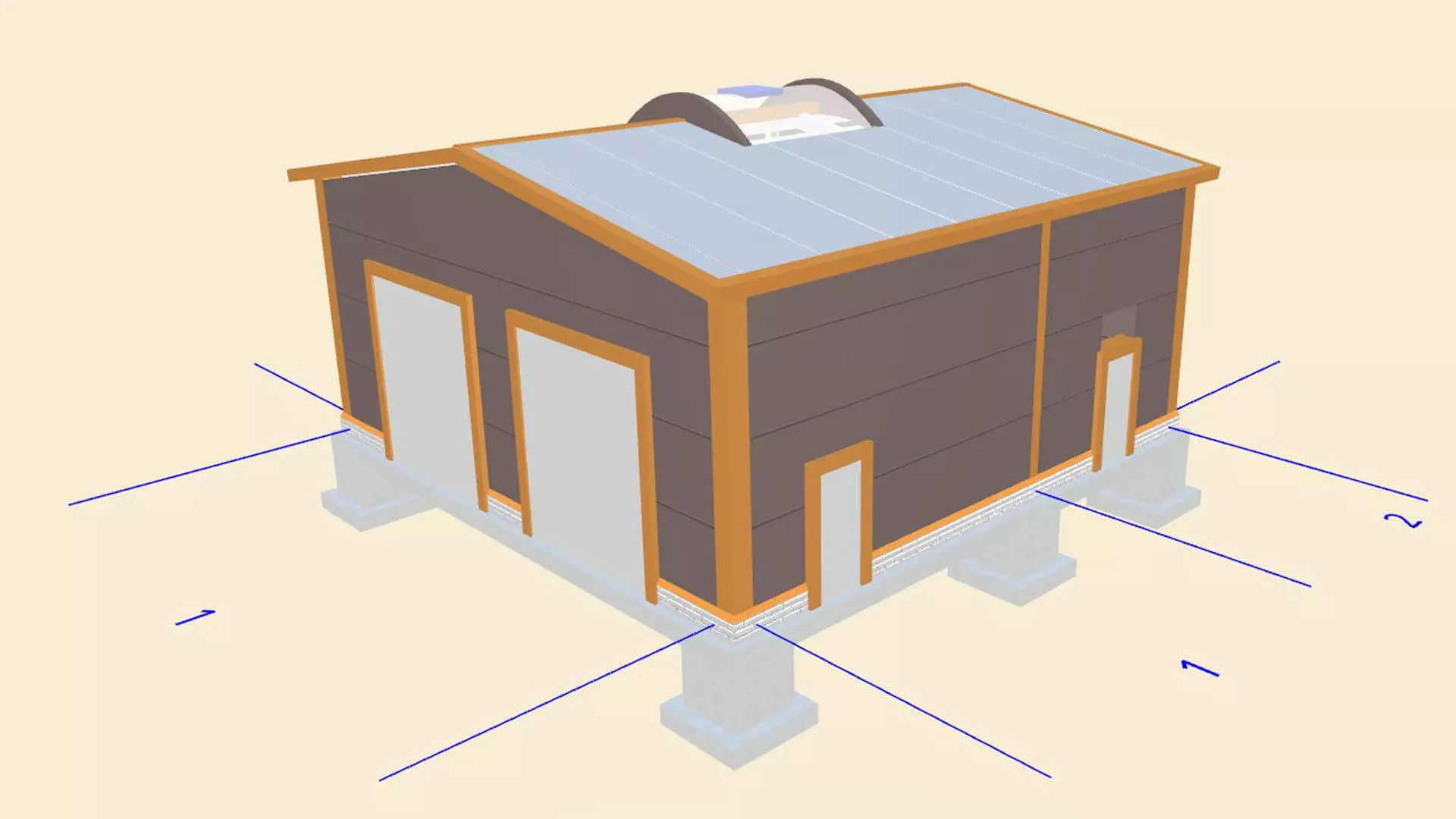 PK Vesta plant announces the order of a pre-fabricated service station (auto repair shop) in Dzerzhinsk, Moscow region, Russia