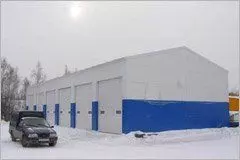 22. A concrete delivery truck garage, 12х30х6, in Tula, Russia