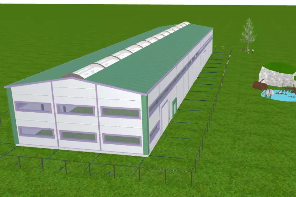 PK Vesta plant announces the order of a modern industrial workshop 18x78x7 in Kaliningrad, Russia