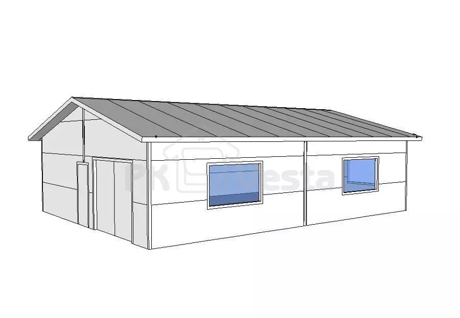 The installation of a prefabricated fire-fighting station 9 x 12 x 3 in Atyrau, Kazakhstan was completed