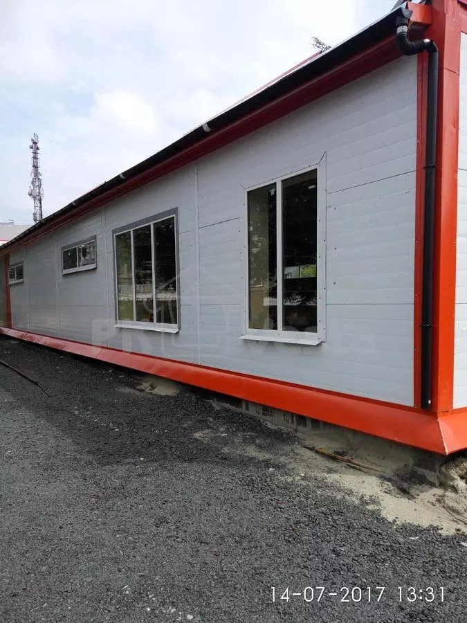 PK Vesta announces the final erection of the pre-engineered steel office 11.6W х 27.5L х 4.8H in Tula, Russia