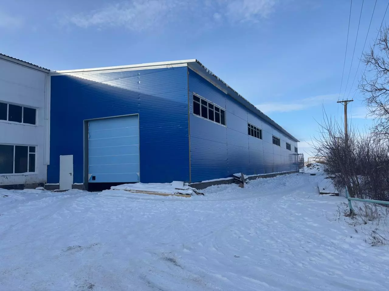 183. Pre-engineered workshop 10W x 54L x 6.5H for the repair of carriage wheels in Ekibastuz, Kazakhstan