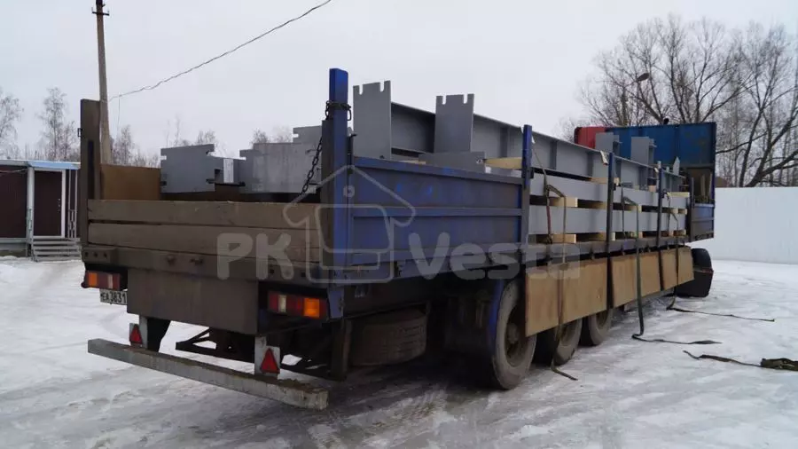 PK Vesta announces the shipment of a building kit (pre-engineered warehouse) to Saransk, Russia