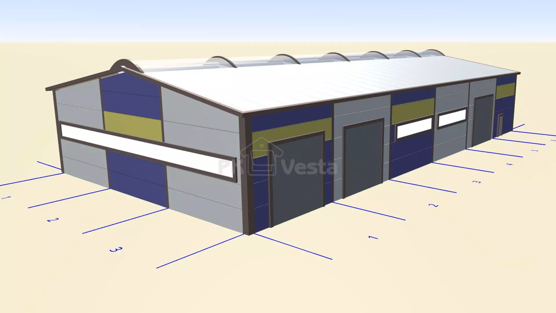 PK VESTA announces the order of a pre-engineered warehouse / office 18 x 35 x 5.2 (LSGF) in Dmitrov, Russia