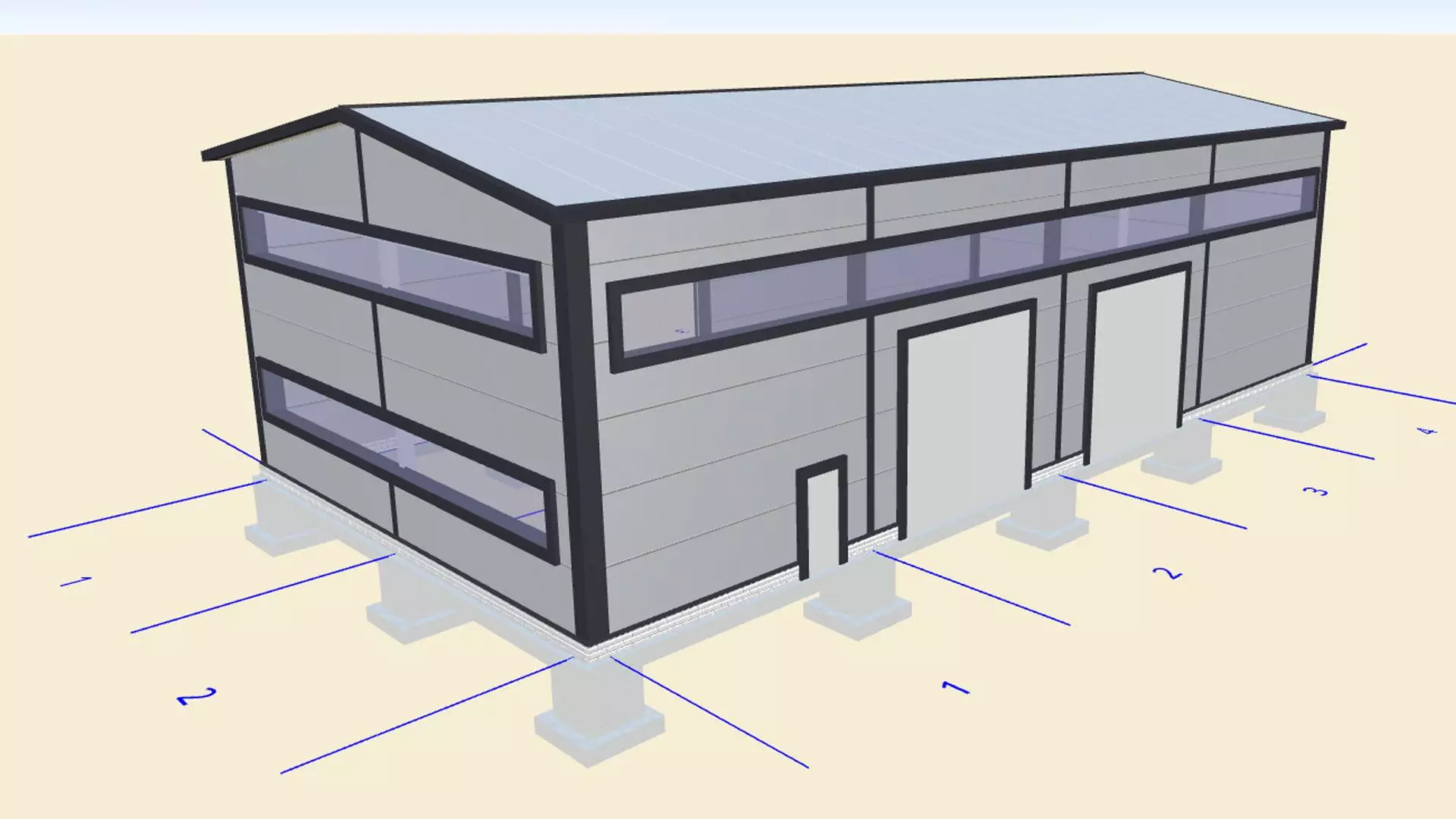 The PK Vesta plant announces the order of a pre-fabricated warehouse and a mini workshop 12W x 24L x 6H in Omsk, Russia