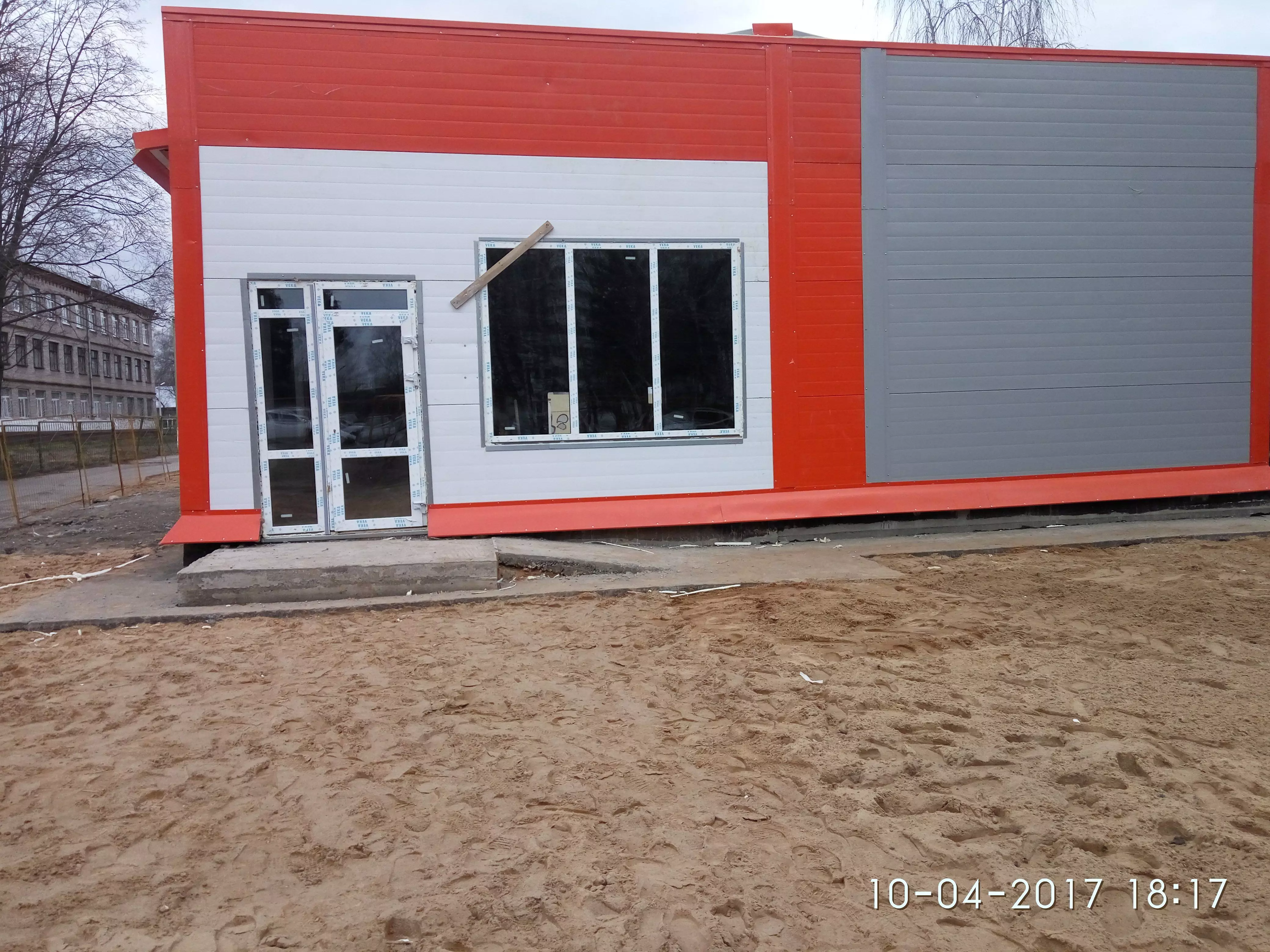 74. Prefabricated steel supermarket 12 х 30 х 4 in Moscow region