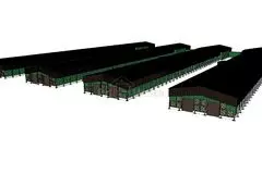 113. Pre-fabricated poultry farm complex 15 x 115 x 3 near Tula, Russia (4)