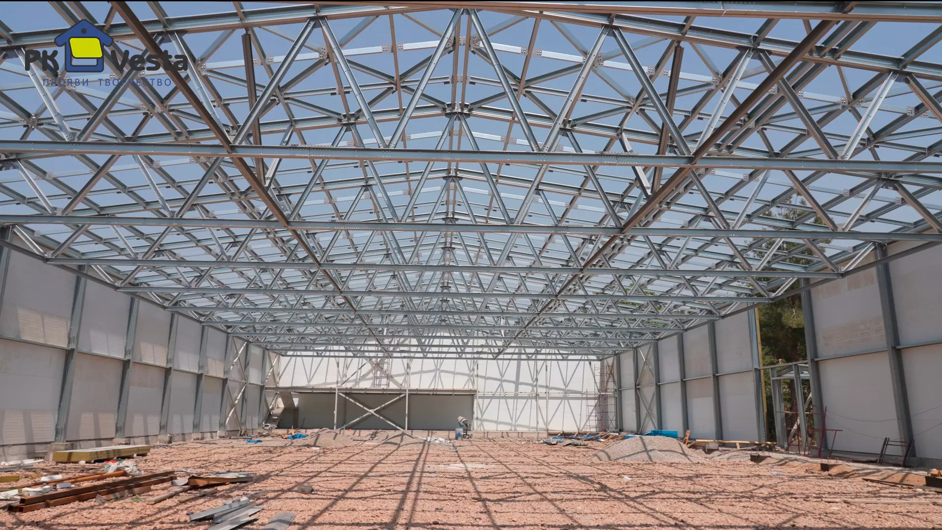 PK VESTA announces an order for a pre-engineered ice arena 30W x 80L x 6H made out of LSF in Tashkent, Uzbekistan