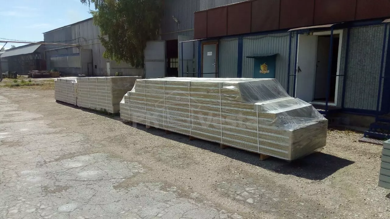 PK VESTA has successfully completed the manufacture of a prefabricated steel workshop 42W х 48L х 11H for the production of road tiles in Astana, Kazakhstan