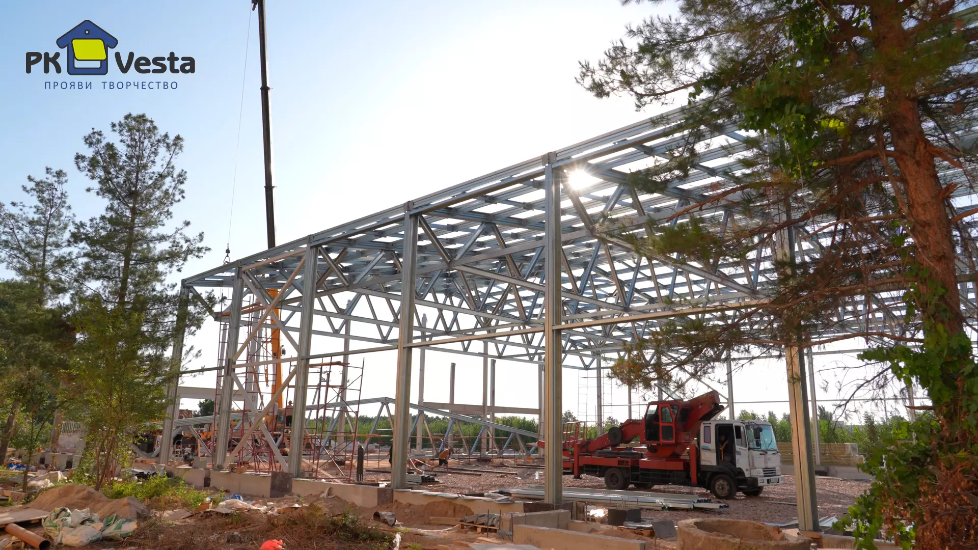 PK VESTA announces an order for a pre-engineered ice arena 30W x 80L x 6H made out of LSF in Tashkent, Uzbekistan