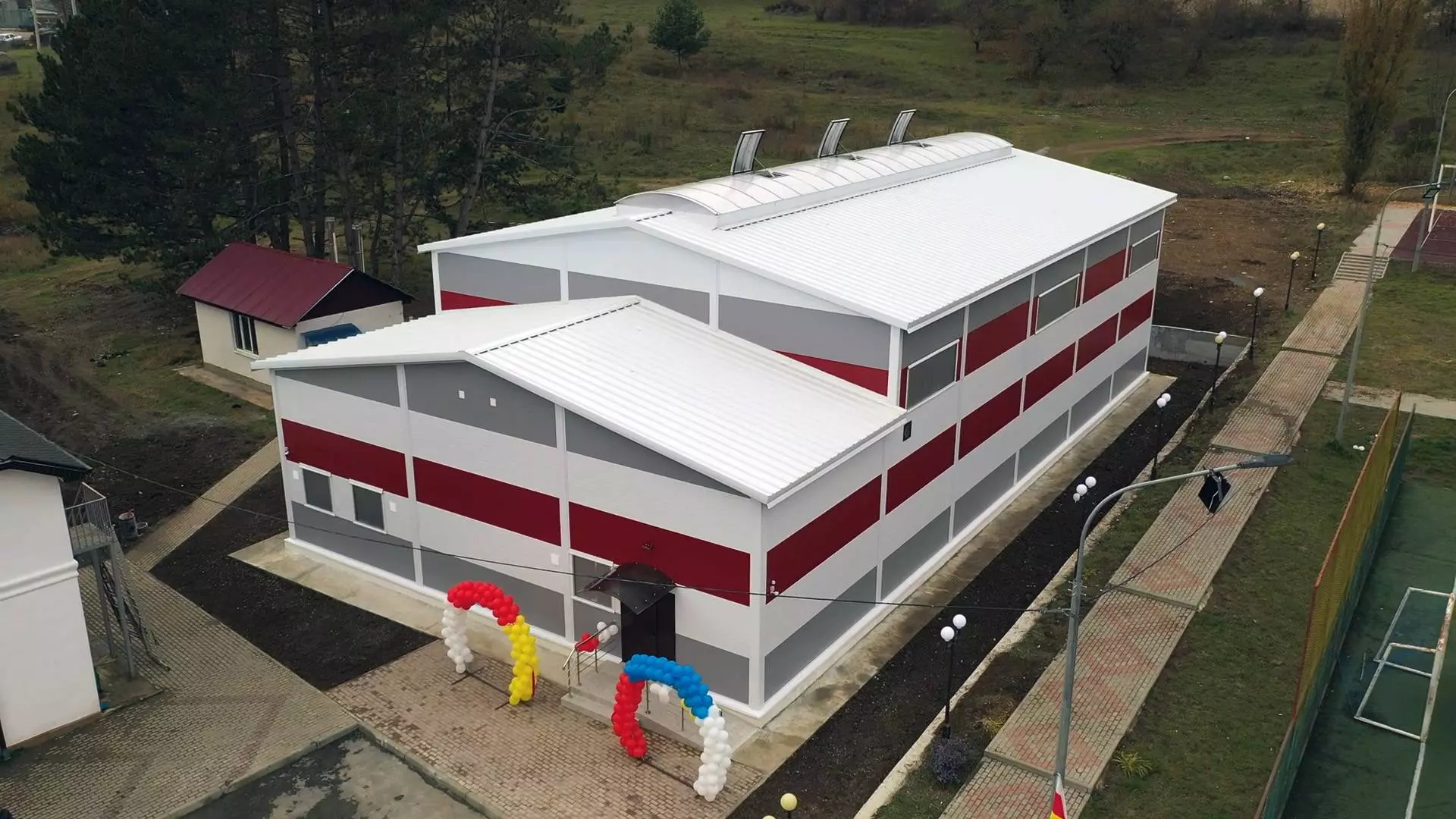 136. Pre-engineered sports Hall 15x30x7.2 in Tskhinvali, South Ossetia