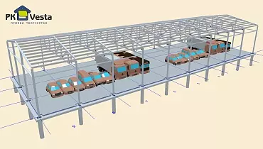 201.   Two pre-engineered warehouses 18W x 54L x 6H (1 944 sq.m.) in Tbilisi, Georgia