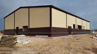 186. Pre-engineered cheese factory 18W x 30L x 4H in the Kanerga village, Russia.